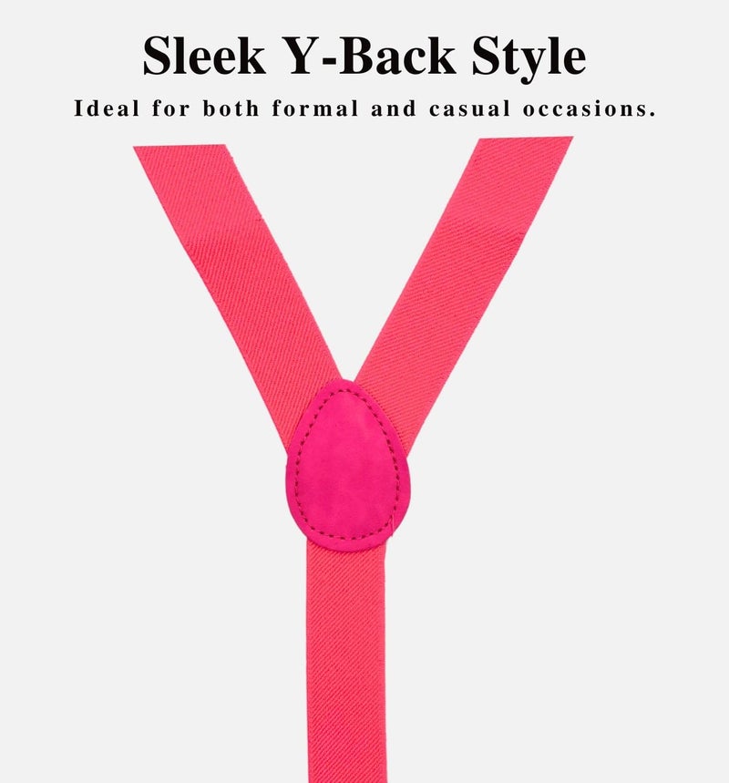 MD Style Suspenders for Men Women Boys - Adjustable Y-Back - Image 3